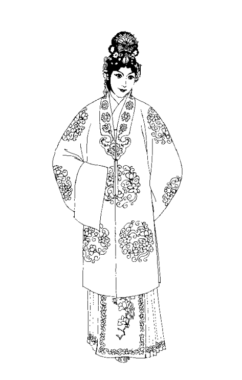 女團花帔