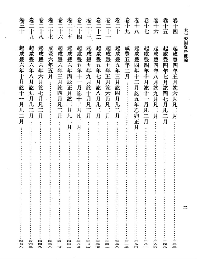 太平天國資料彙編