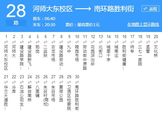 新鄉公交28路