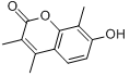 7-羥基-3,4,8-三甲基香豆素