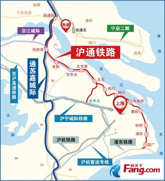 滬通鐵路