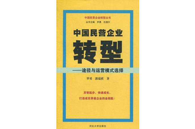 中國民營企業轉型叢書（全兩冊）