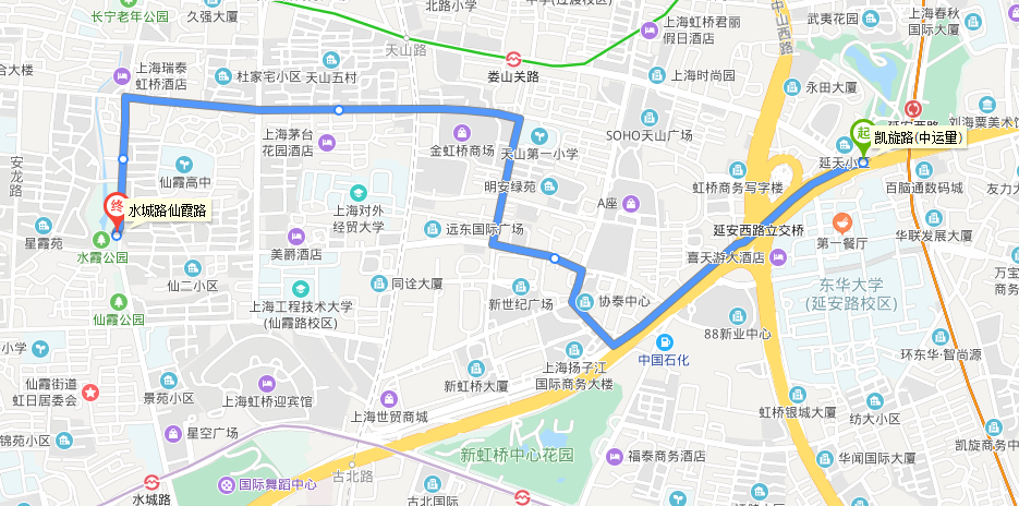 上海公交1251路（71路支線2）走向圖