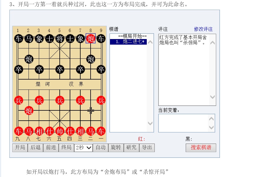 象棋開局