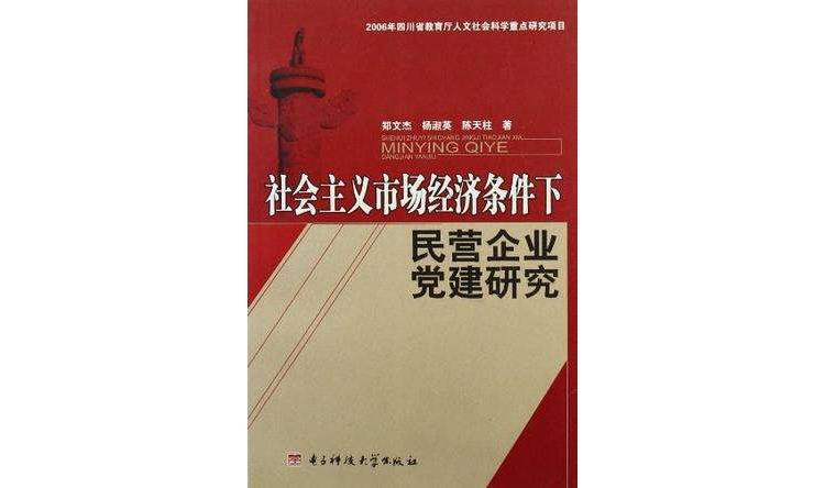 社會主義市場經濟條件下民營企業黨建研究