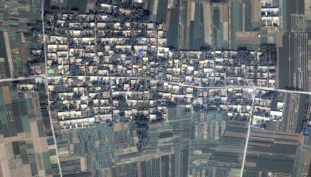 谷歌衛星地圖西李王莊村