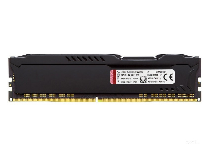 金士頓駭客神條FURY 8GB DDR4 2400(HX424C15FB/8)