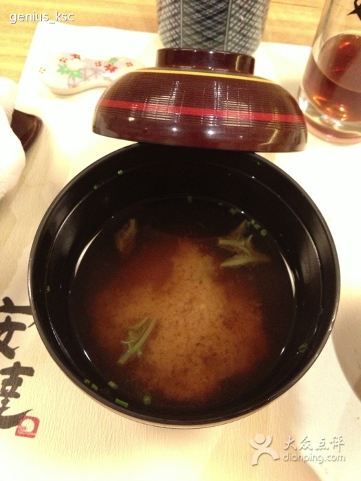 蓴菜味噌湯