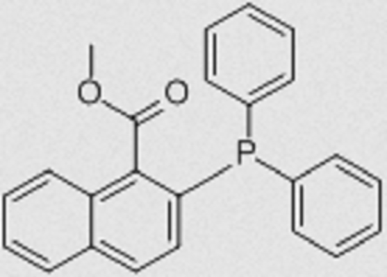 2-二苯基膦-1-萘甲酸甲酯，98%