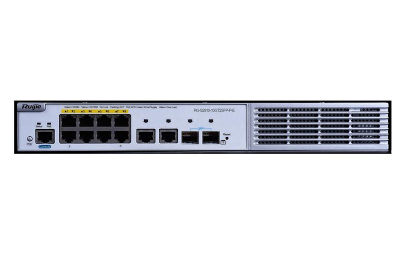 銳捷網路RG-S2910-10GT2SFP-P-E