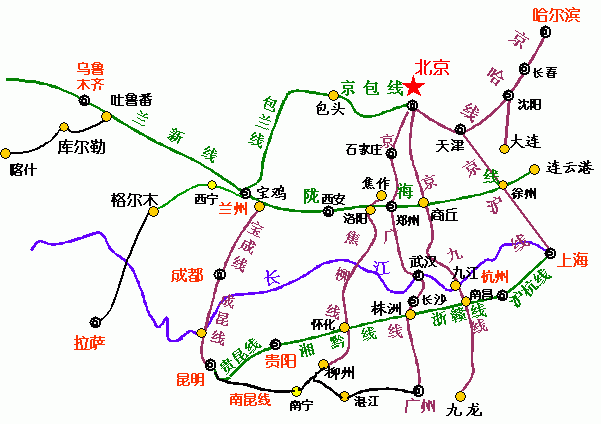 鐵路(供火車等交通工具行駛的軌道線路)