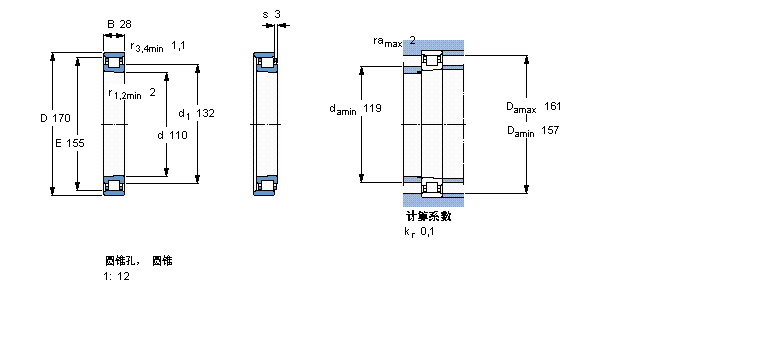 SKF N1022KTNHA/SP軸承