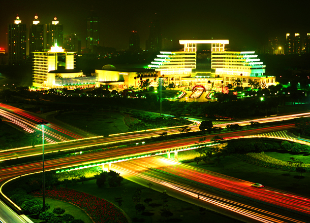 五洲賓館夜景