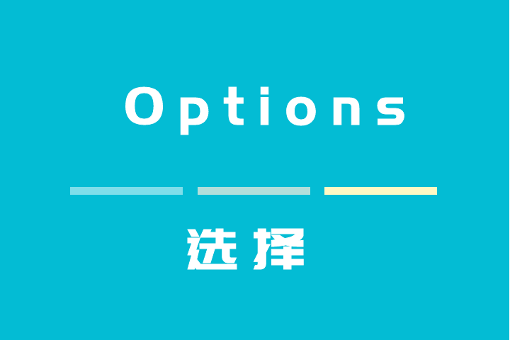 Options(英文單詞)