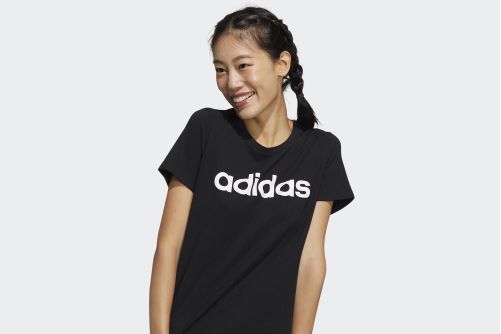 ADIDAS NEO W CE LINR TEE 1夏季運動圓領短袖T恤