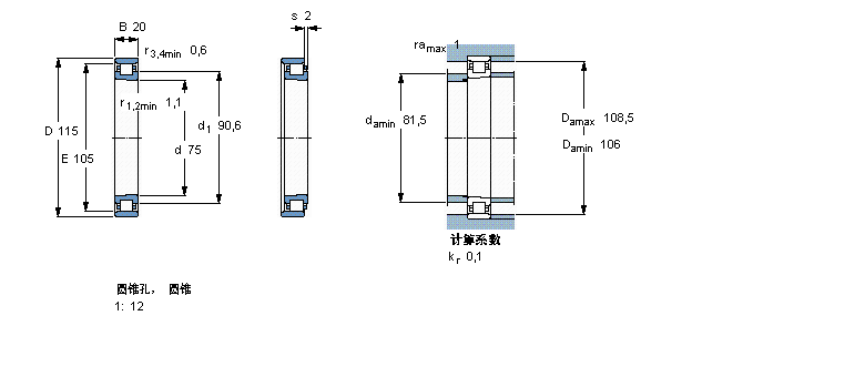 SKF N1015KTN/HC5SP軸承