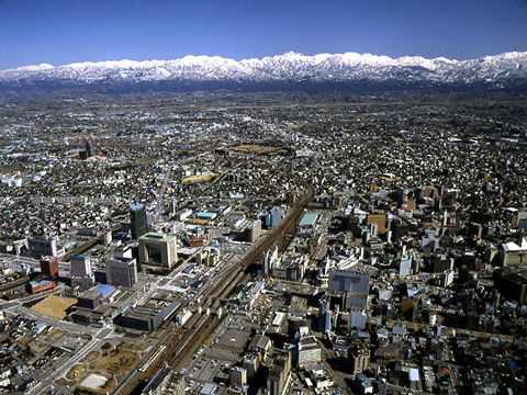 富山縣首府俯瞰圖2