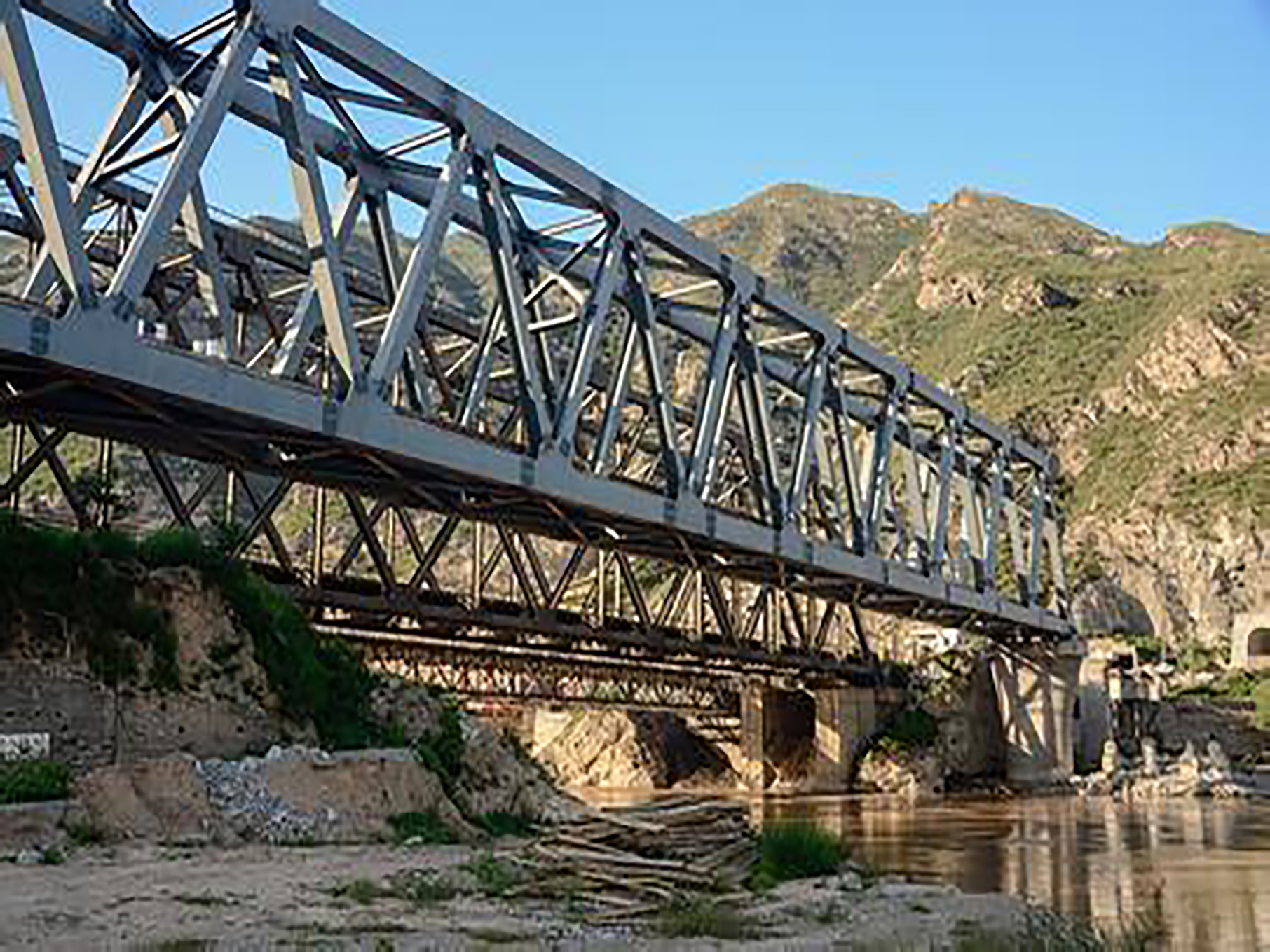 禹門口黃河鐵索橋