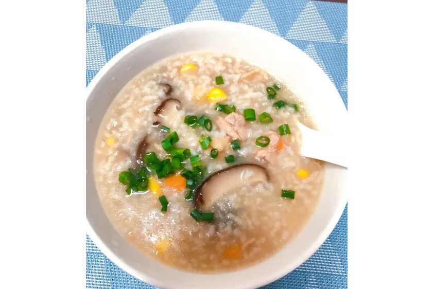 鮮香菇雞肉粥