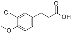 3-（3-氯-4-甲氧苯基）丙酸