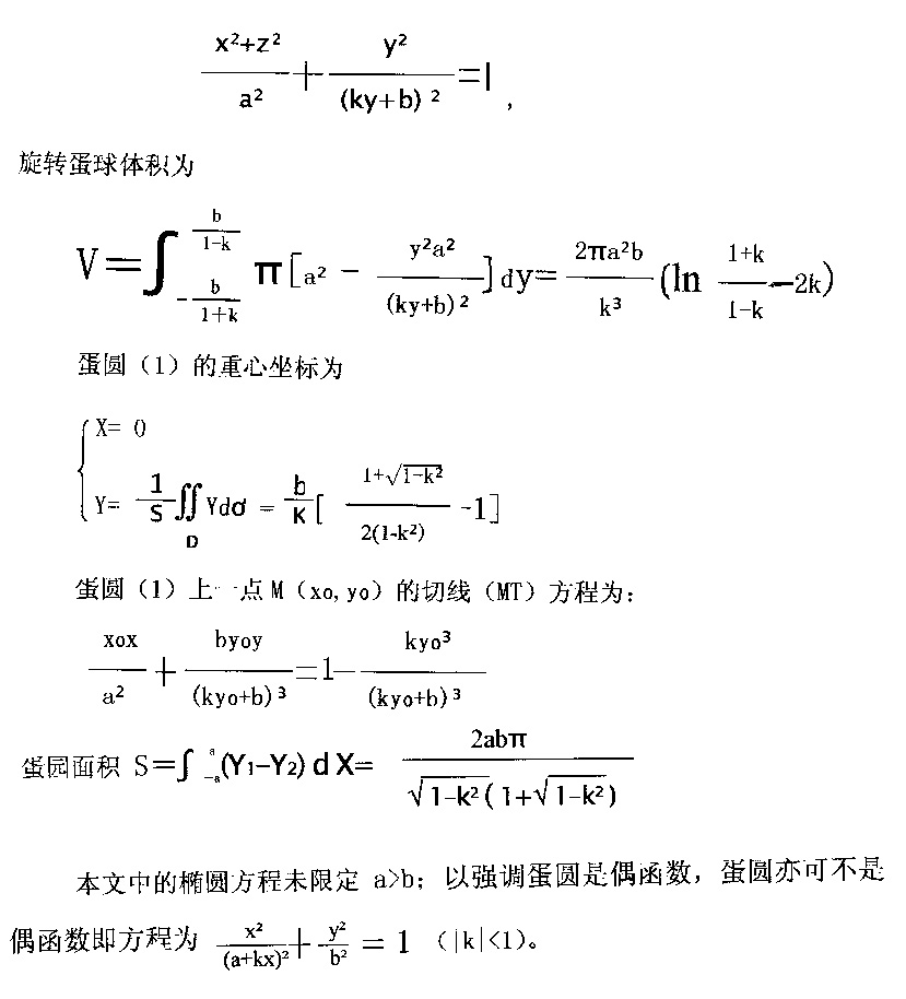 蛋圓曲線