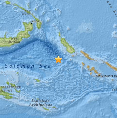 12·1巴布亞紐幾內亞海域地震