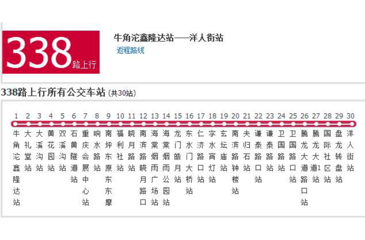 重慶公交338路