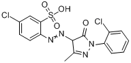 5-氯-2-[[1-（2-氯苯基）-4,5-二氫-3-甲基-5-氧代-1H-吡唑-4-基]偶氮]苯磺酸