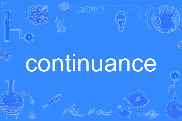 continuance