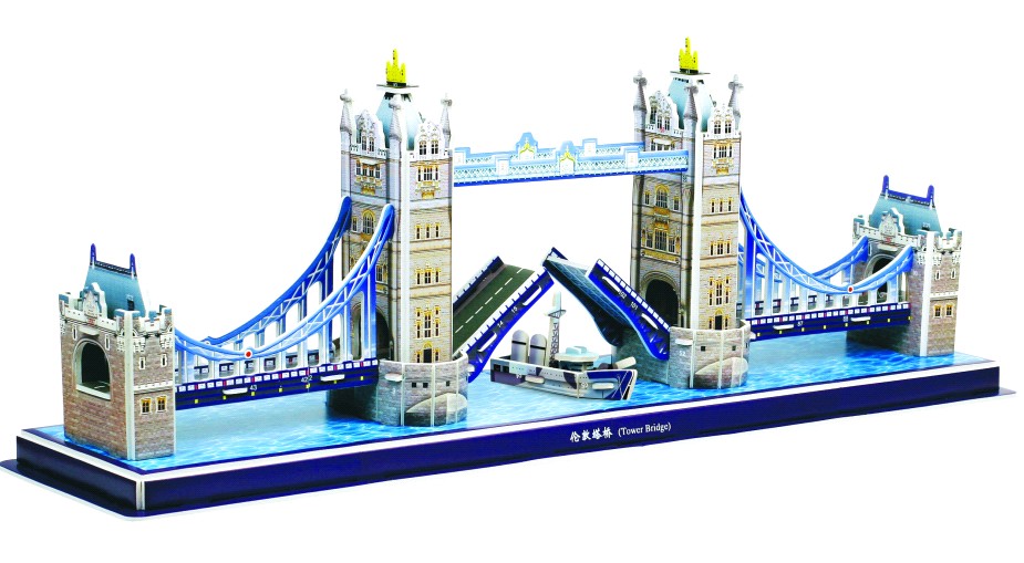 Q書架·愛拼·3D益智手工：倫敦塔橋TOWER BRIDGE