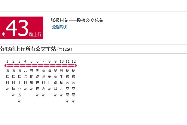 佛山公交南43路