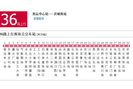 保定公交36路