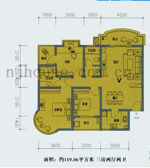 明髮長江派對戶型圖