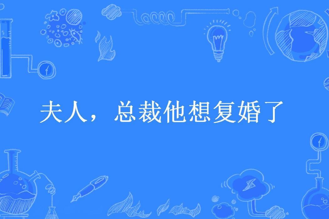 夫人，總裁他想復婚了