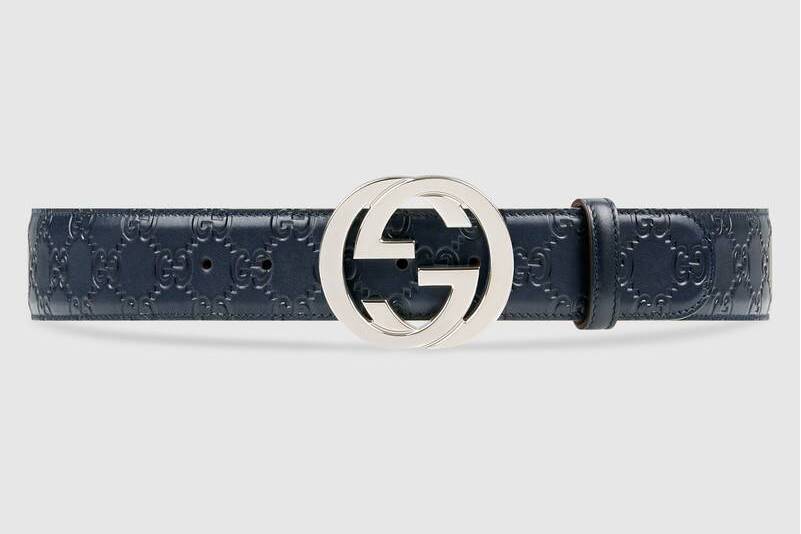 Gucci Signature 皮革腰帶