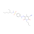 4-[（1-丁基-5-氰基-1,2-二氫-6-羥基-4-甲基-2-氧代-3-吡啶基）偶氮]-N-（2-乙基己基）苯磺醯胺