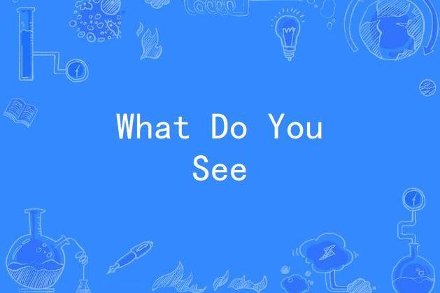 What Do You See