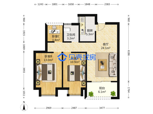 長虹世紀榮廷戶型圖