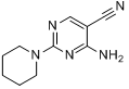 4-氨基-2-（1-哌啶基）嘧啶-5-甲腈