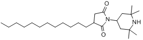 3-十二烷基-1-（2,2,6,6-四甲基-4-哌嗪基）吡咯烷-2,5-二酮