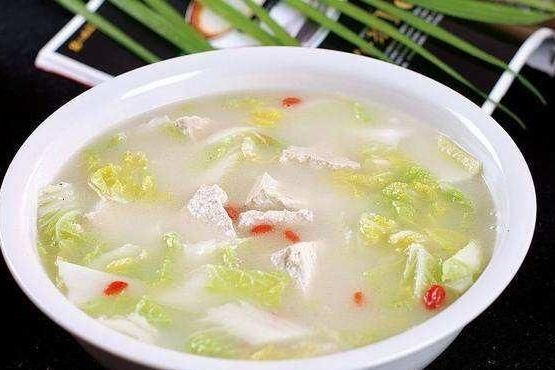 慈姑大白菜豆腐湯