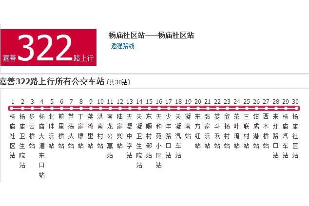 嘉興公交嘉善322路