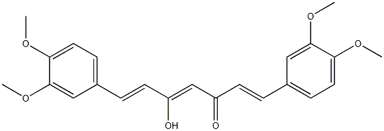 (1E,4E,6E)-1,7-雙（3,4-二甲氧基苯基）-5-羥基-1,4,6-庚三烯-3-酮