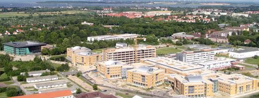 大學醫學院，圖書館，遠處是波羅的海