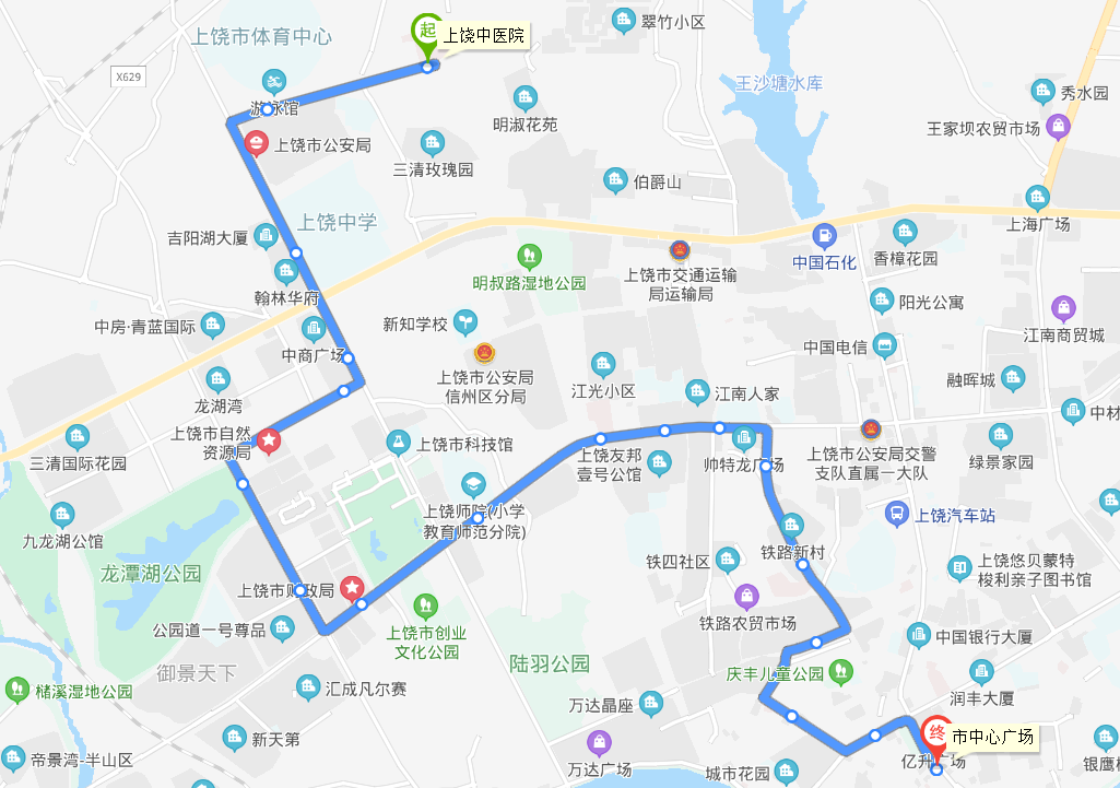 上饒公交100路