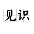 見識(名詞解釋)