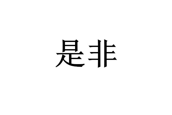 是非(詞語概念)