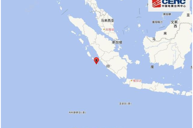 10·15印尼蘇門答臘島南部海域地震