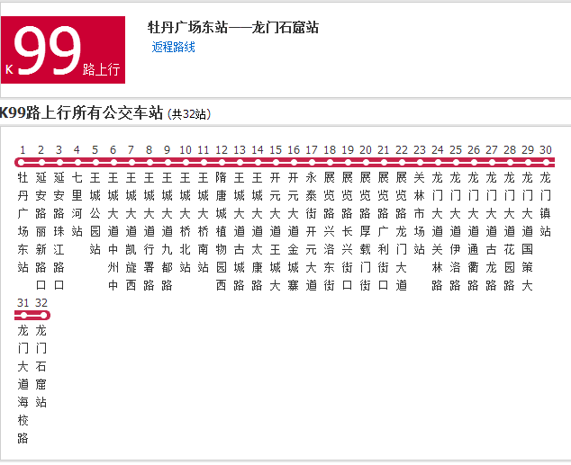 洛陽公交K99路