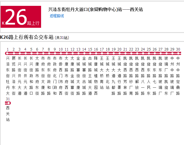 洛陽公交K26路